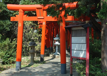 名島神社・名島城跡