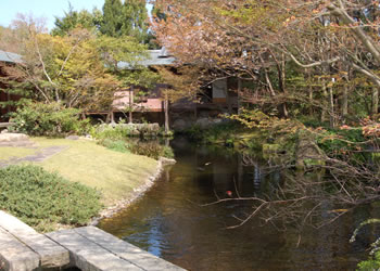 防府天満宮　芳松庵の庭園