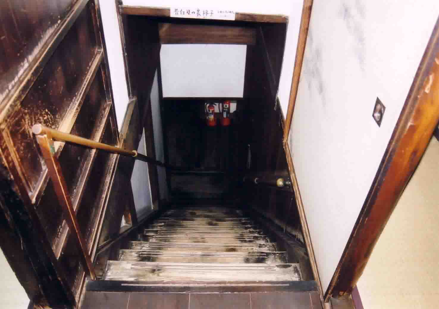 坂本龍馬 寺田屋 裏階段