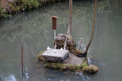 象山神社 無事カエル