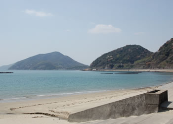 富海の海　富海海水浴場