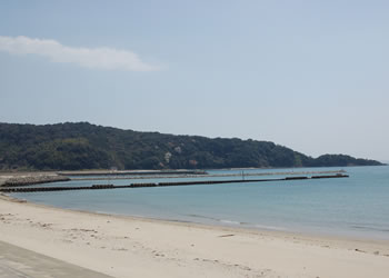 富海の海　富海海水浴場